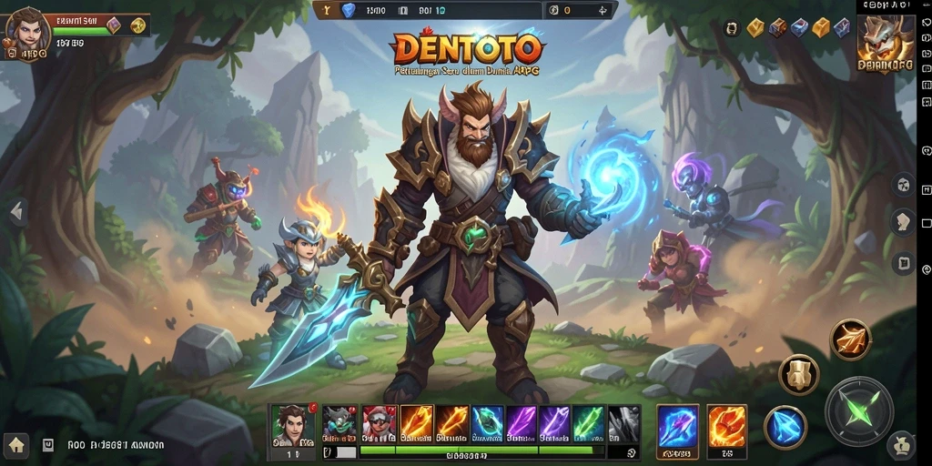 Tampilan gameplay DENTOTO yang menegangkan dan penuh petualangan.