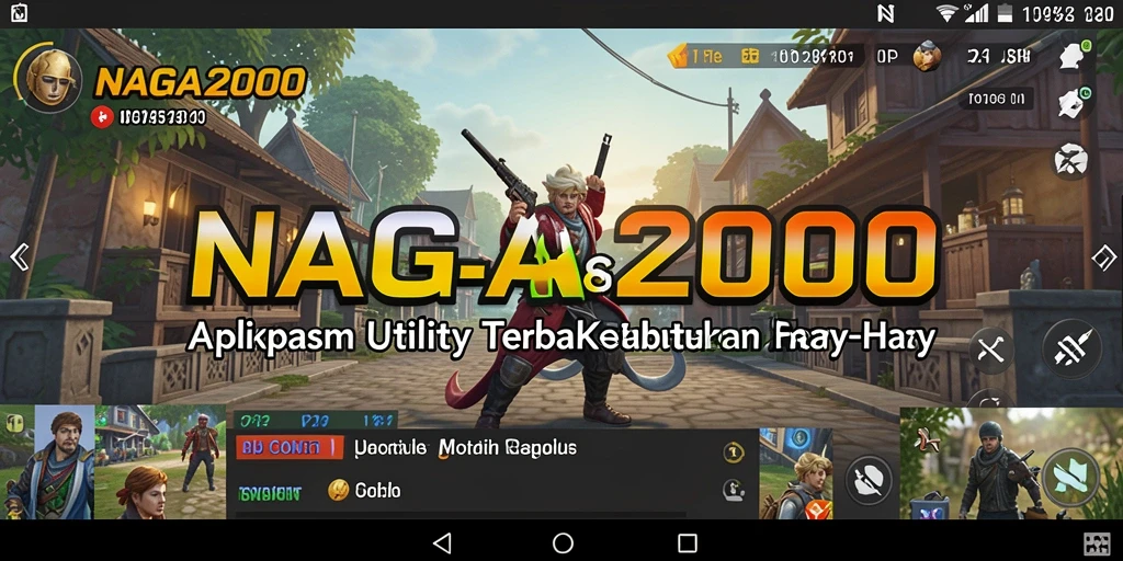 Tampilan utama NAGA2000 menampilkan antarmuka yang intuitif dan fungsional.