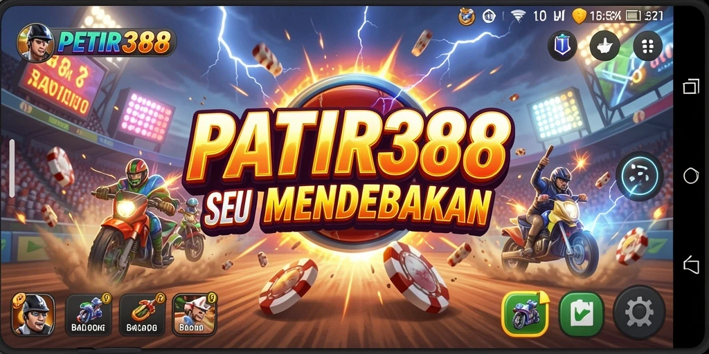 Gameplay menegangkan dalam balapan di PETIR388.