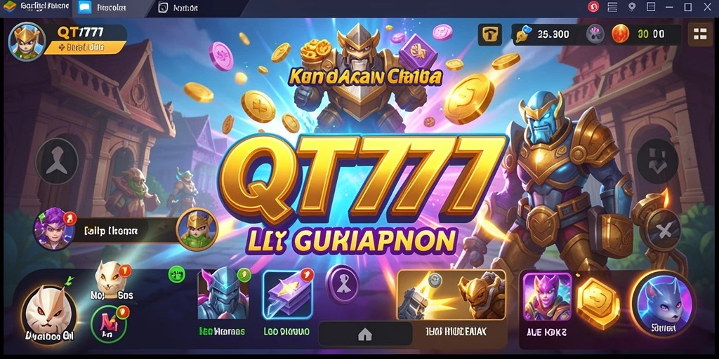 Tangkapan layar utama QT777 yang menunjukkan antarmuka aplikasi Utility.