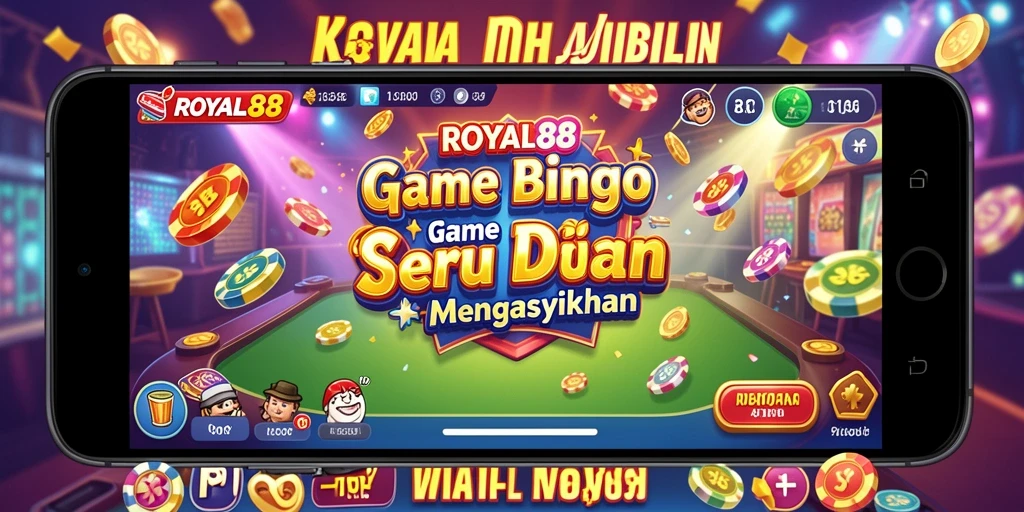 Tampilan seru gameplay Bingo ROYAL88 yang mengasyikkan.