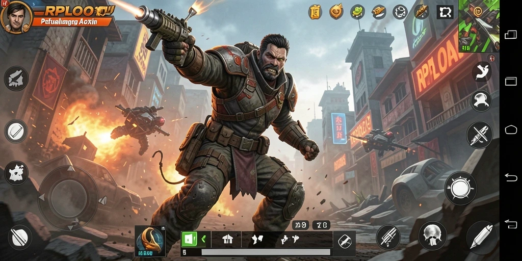 Screenshot dari gameplay intens RPLOOT dalam aksi seru.