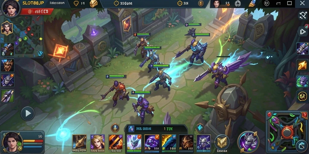 Tampilan gameplay seru dalam SLOT88JP yang mengasyikkan.