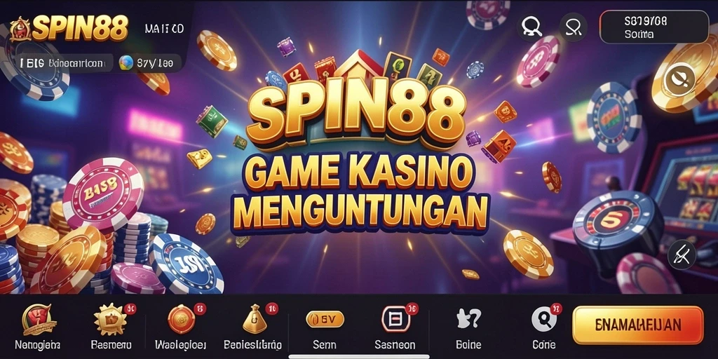 Tampilan menarik dari gameplay SPIN88 dengan fitur kasino seru.
